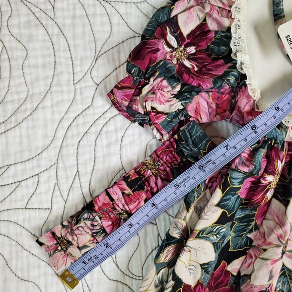 NWT [24M] Formal Floral Dress w/ Headband - Picture 7 of 7